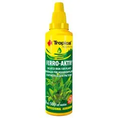 TROPICAL Ferro-Aktiv 50ml na 500l doplnkové hnojivo pre akvarijné rastliny