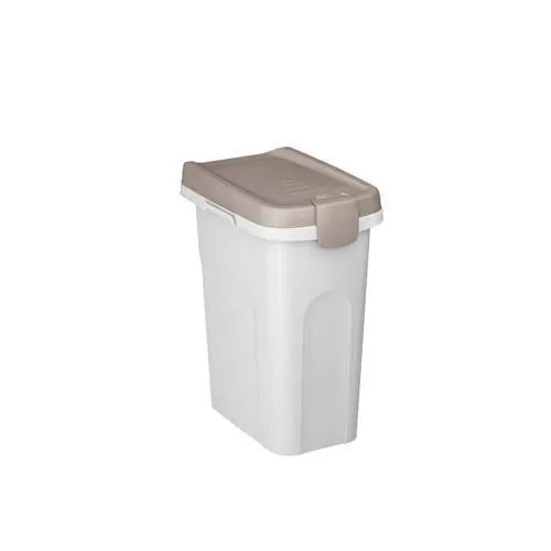 Stefanplast Pet food Container 33x22x41cm 15l biely/sivý kontajner na 6kg granúl