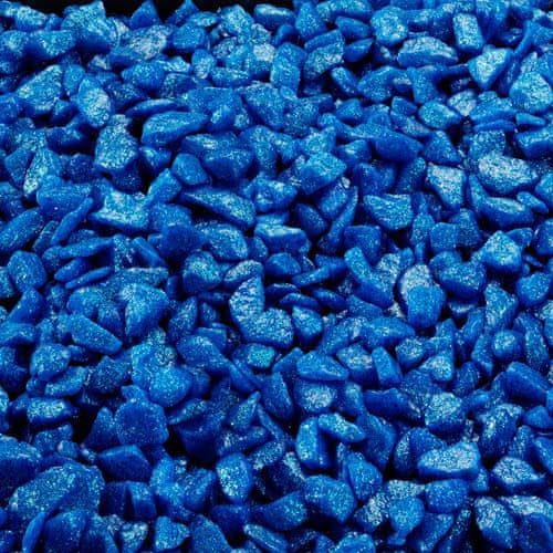 EBI AQUA DELLA Glamour Stone 6/9mm 2kg OCEAN-BLUE -Farebný trblietavý štrk do akvária