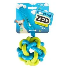 EBI COOCKOO ZED gumová hračka 19x7,5x7,5cm modrá/zelená