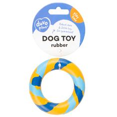 Duvo+ Gumený krúžok 8,3x8,3x1,7cm hračka pre psov