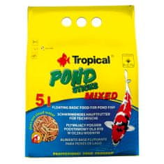 TROPICAL Pond Sticks Mixed 5l/400g plávajúce základné krmivo pre ryby v záhradných jazierkach