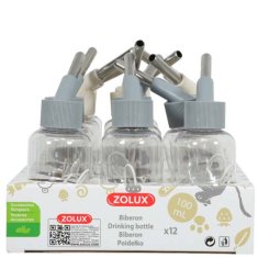 Zolux Napájačka pre hlodavce so systémom Anti-drop 100ml mix farieb béžová/sivá