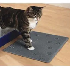 EBI Cat Litter Mat Standard Grey Rubber 33 x 43cm