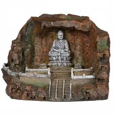 EBI Dekorácia do akvária BUDDHA v jaskyni 20x15x15cm