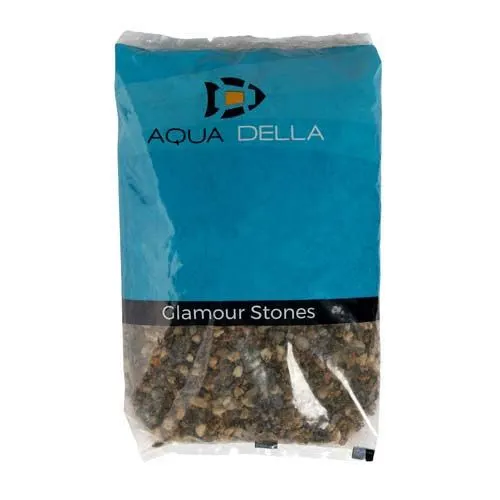 EBI AQUA DELLA AQUARIUM GRAVEL dark coarse 3-6 mm 2kg štrk do akvária