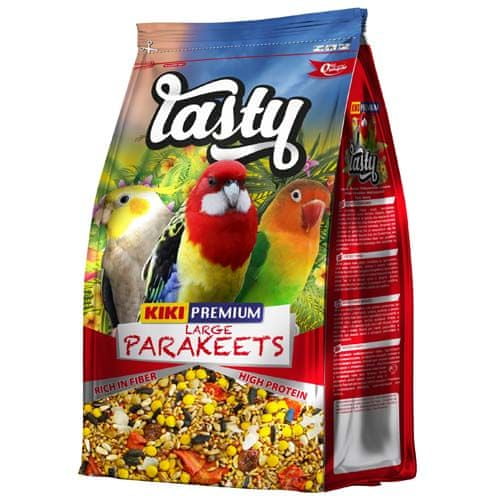 Kiki TASTY Large Parakeets 1kg luxusné krmivo pre papagáje