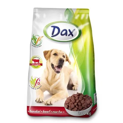 DAX Dog Dry 10kg Beef granulované krmivo pre psov hovädzie