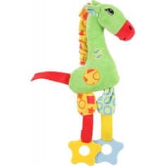 Zolux GIRAFFE plyšová hračka pre šteňatá 19,5 x 5 x 29,5cm zelená