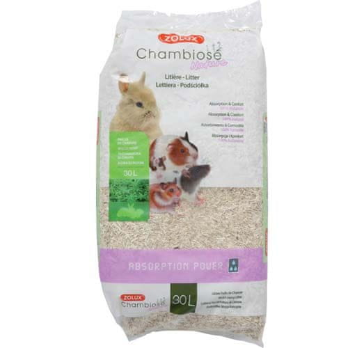 Zolux CHAMBIOSE NATURE konopná podstielka 30l /4,5kg