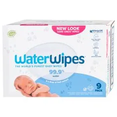 WaterWipes 9x Vlhčené obrúsky bez obsahu plastov 60 ks ( 540 ks )