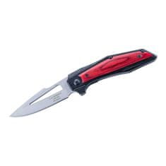 Herbertz 596411 jednoručný vreckový nôž 8cm, drevo Pakka, hliník, červeno-čierna