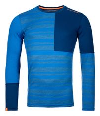 Ortovox 185 Rock'n'wool Long Sleeve M just blue