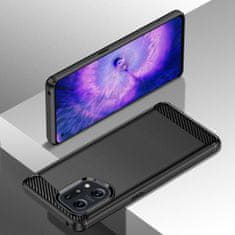 IZMAEL Carbon Shield TPU puzdro pre Oppo Find X5 - Čierna KP24855