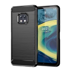 IZMAEL Carbon Shield TPU puzdro pre Nokia XR20 - Čierna KP24538