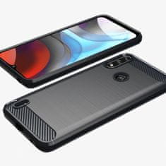 IZMAEL Carbon Shield TPU puzdro pre Motorola Moto G7 Power - Čierna KP24577