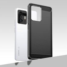 IZMAEL Carbon Shield TPU puzdro pre Xiaomi Mi 11T/Mi 11T Pro - Čierna KP13693