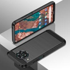 IZMAEL Carbon Shield TPU puzdro pre Nokia X100 - Čierna KP24454