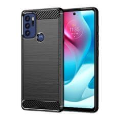 IZMAEL Carbon Shield TPU puzdro pre Motorola Moto G60S - Čierna KP22080