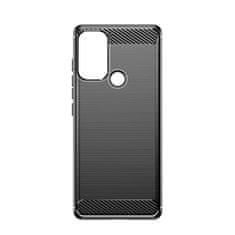 IZMAEL Carbon Shield TPU puzdro pre Motorola Moto G60S - Čierna KP22080