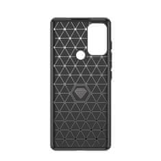 IZMAEL Carbon Shield TPU puzdro pre Motorola Moto G60S - Čierna KP22080