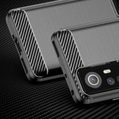 IZMAEL Carbon Shield TPU puzdro pre Xiaomi 12/12X - Čierna KP24784