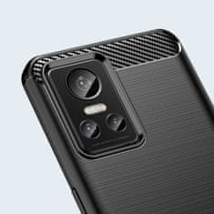 IZMAEL Carbon Shield TPU puzdro pre Realme GT Neo 3 - Čierna KP25736