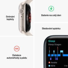 Apple Watch Series 8, 45mm (PRODUCT)RED Aluminium Case with (PRODUCT)RED Sport Band MNP43CS/A - rozbalené