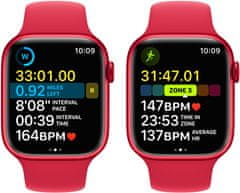 Apple Watch Series 8, 45mm (PRODUCT)RED Aluminium Case with (PRODUCT)RED Sport Band MNP43CS/A - rozbalené