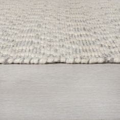 Flair Ručne tkaný kusový koberec Nur Wool Dream Grey/Ivory 80x150