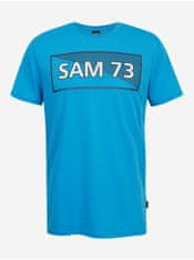 SAM73 Tričká s krátkym rukávom pre mužov SAM 73 - modrá 3XL