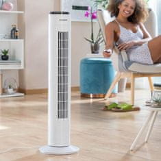 Northix Vežový ventilátor s diaľkovým ovládaním 