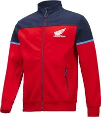 Honda mikina RACING Cardigan 22 modro-bielo-červená S