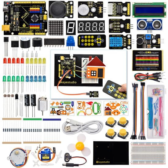 Keyestudio Keyestudio KS0505 Arduino STEM štartovacia sada so základnou doskou PLUS