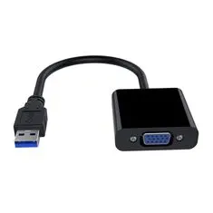 Northix Adaptér USB 3.0 na VGA – čierny 