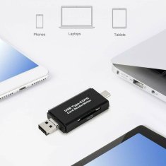 Northix Čítačka kariet – USB Type-C/USB 3.0 