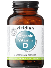 Viridian Organic Vitamín D 60 cps