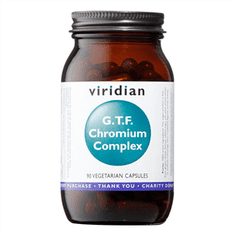 Viridian GTF Chromium Complex 90 cps (Komplex zinku, ALA a chrómu)