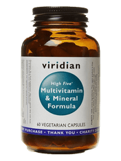 Viridian High Five Multivitamín Mineral Formula 60 cps