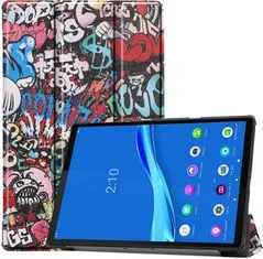 Lea pouzdro na tablet Lenovo TAB M10 Plus, Graffiti