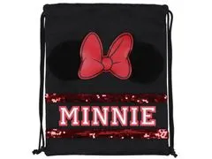 Disney Disney Minnie Mouse Sack / Batoh, čierno-červený 32x39 cm