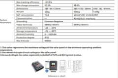 sapro Solárny regulátor MPPT Lumiax MT2075-BT, 12-24V/20A, bluetooth