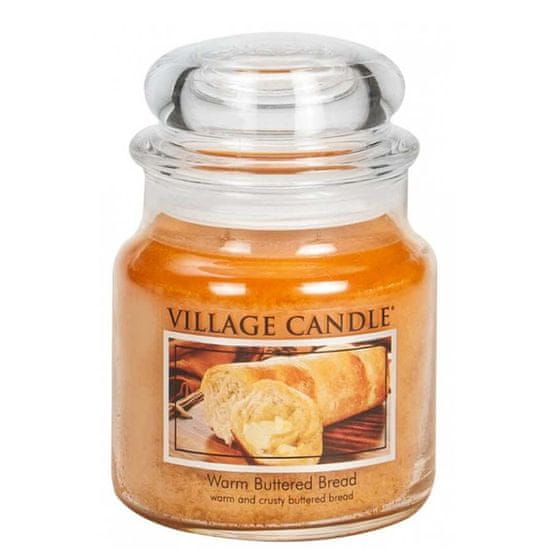 Village Candle vonná sviečka Warm Buttered Bread (Teplé maslové hustičky) 454g