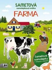 Sametová samolepková knížka Farma