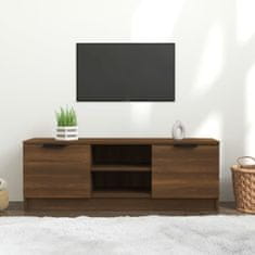 Vidaxl TV skrinka hnedý dub 102x35x36,5 cm spracované drevo