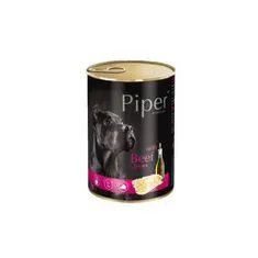 Piper ADULT 400g konzerva pre dospelých psov s hovädzími držkami