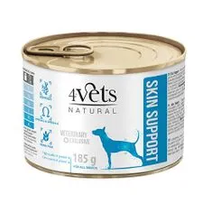 4VETS NATURAL VETERINARY EXCLUSIVE SKIN SUPPORT 185g pre psov pri ochoreniach kože