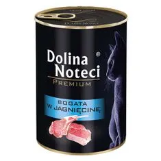 DOLINA NOTECI PREMIUM 400g bohaté na jahňacie mäso pre mačky