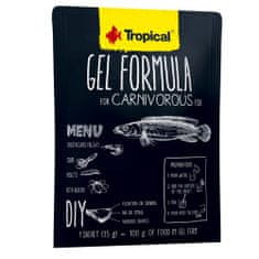 TROPICAL Gel Formula for Carnivorous Fish 1000ml 3x35g krmivo vo forme želé pre mäsožravé a všežravé ryby