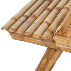 Petromila vidaXL Piknikový stôl 115x115x81 cm bambus